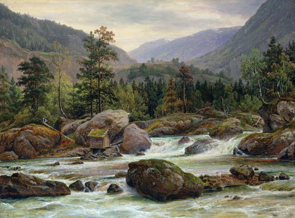 Norwegian Waterfall a Thomas Fearnley