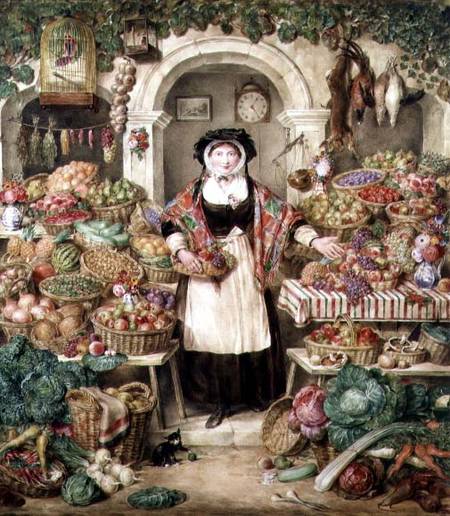 The Vegetable Stall a Thomas Frank Heaphy