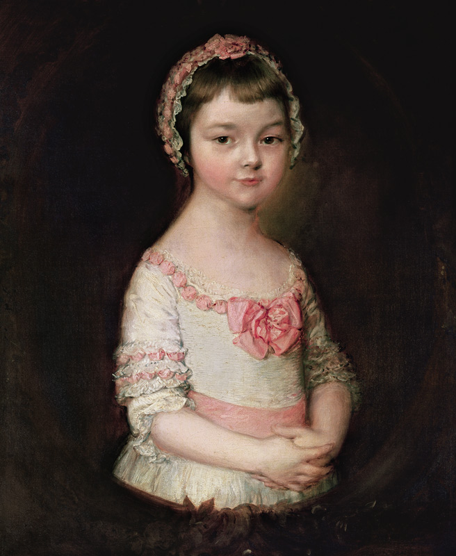 Georgiana Spencer, afterwards Duchess of Devonshire a Thomas Gainsborough