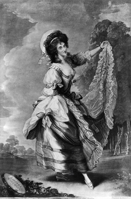 Giovanna Baccelli; engraved by John Jones a Thomas Gainsborough