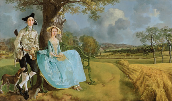 Mr and Mrs Andrews a Thomas Gainsborough