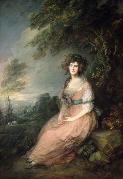 Mrs. Richard Brinsley Sheridan a Thomas Gainsborough