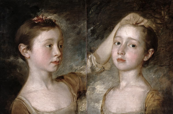 The Painter's Daughters Mary and Margaret a Thomas Gainsborough