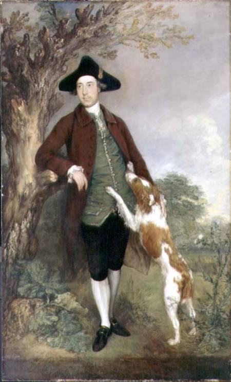 Portrait of George Venables Vernon, 2nd Lord Vernon a Thomas Gainsborough