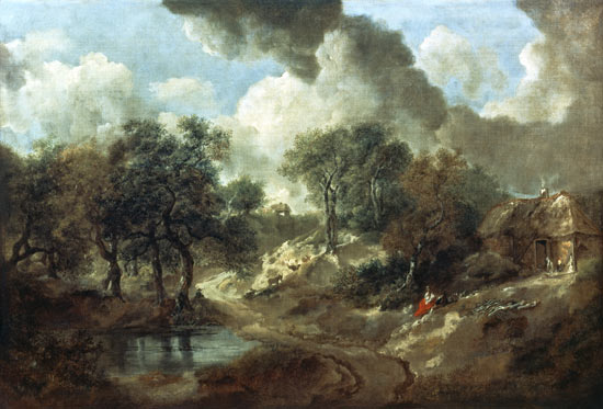 Suffolk Landscape a Thomas Gainsborough