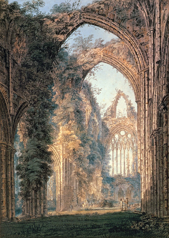 Tintern Abbey a Thomas Girtin