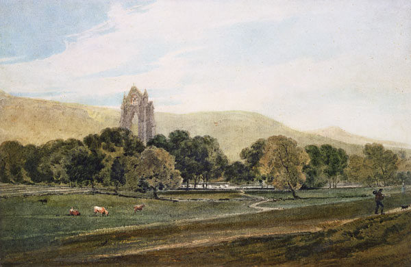 Guisborough Priory (pencil and w/c on paper) a Thomas Girtin