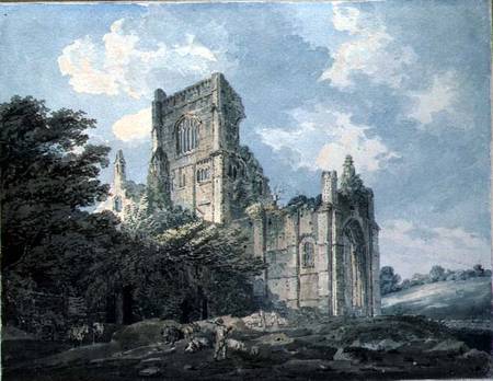 Kirkstall Abbey, Yorkshire a Thomas Girtin