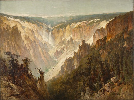 The Grand Canyon of the Yellowstone a Thomas Hill