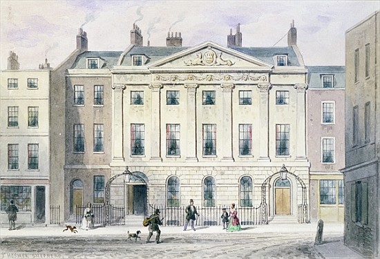 The East front of Skinners'' Hall a Thomas Hosmer Shepherd