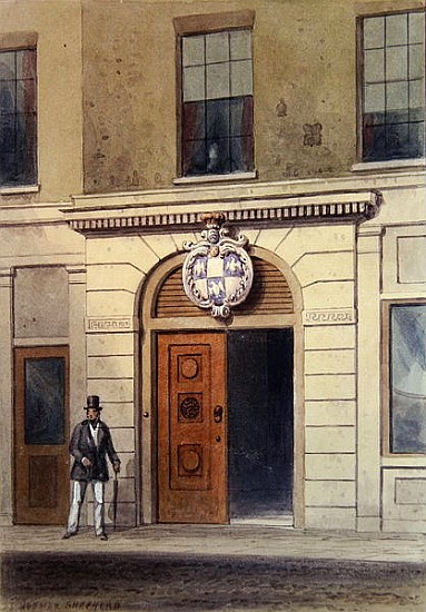 The Entrance to Tallow Chandler''s Hall a Thomas Hosmer Shepherd