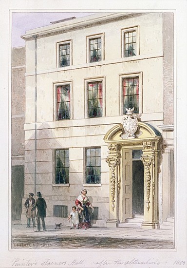 The New Front of Painter Stainers Hall a Thomas Hosmer Shepherd