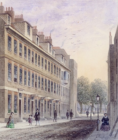 View of Fludyer Street, looking towards St. James''s Park a Thomas Hosmer Shepherd