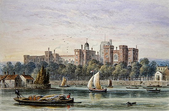 View of Lambeth Palace from the Thames a Thomas Hosmer Shepherd