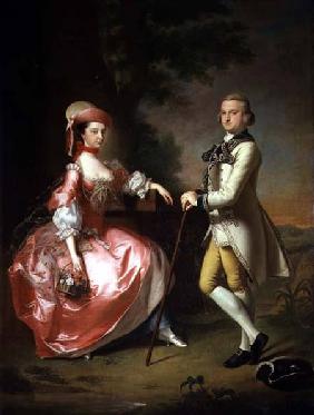 Sir John Pole, 5th Baronet, and his Wife, Elizabeth