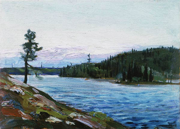 A Northern Canadian Lake (board) a Thomas John Thomson