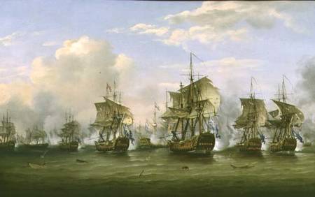The Battle of Dogger Bank a Thomas Luny