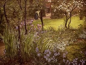 A garden in London a Thomas Matthews Rooke