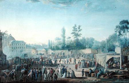 View of the Tuileries from the Place de la Revolution a Thomas Naudet