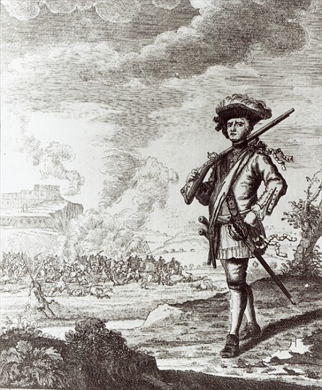 Captain Henry Morgan at the sack of Panama in 1671, c.1734 a Thomas Nicholls