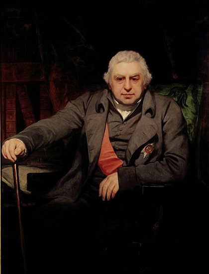 Portrait of Sir Joseph Banks, (1743-1820) 1810 a Thomas Phillips