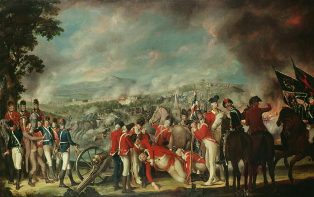 The Battle of Ballynahinch, 13th June 1798, c.1798 (oil on canvas) a Thomas Robinson