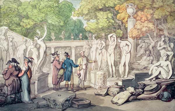 A Statuary's Yard a Thomas Rowlandson