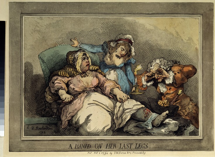 A bawd on her last legs a Thomas Rowlandson