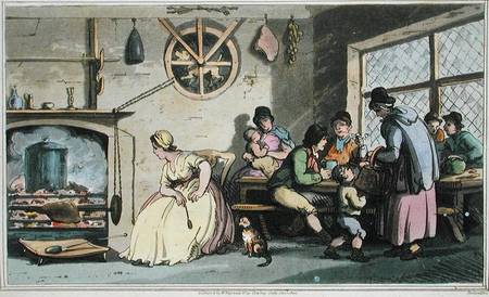 Inside of a Kitchen at Newcastle a Thomas Rowlandson