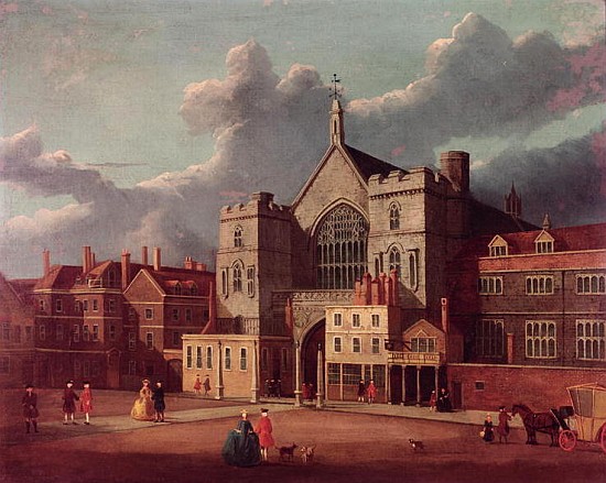 Westminster Hall and New Palace Yard a Thomas Sandby