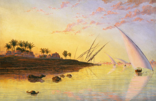 View on the Nile a Thomas Seddon