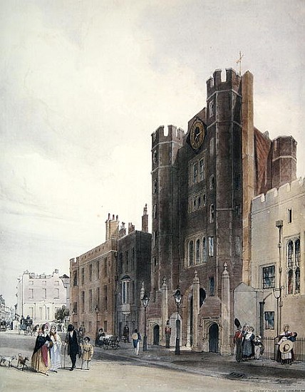 North front to St.James''s Palace, c.1850 a Thomas Shotter Boys