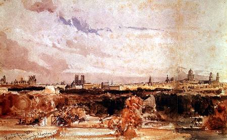 Paris viewed from the Champs Elysees a Thomas Shotter Boys