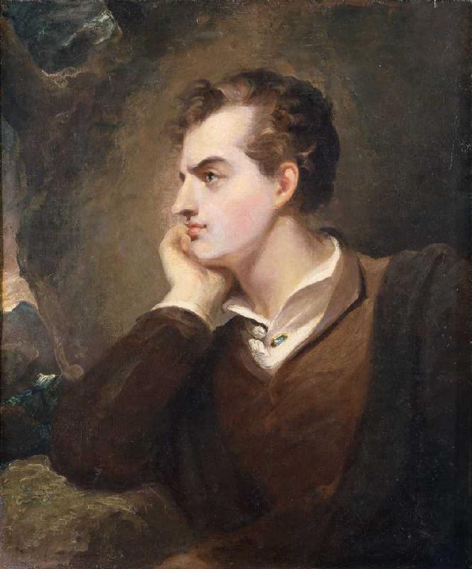 Lord Byron (nach dem Gemälde von Richard Westall). a Thomas Sully