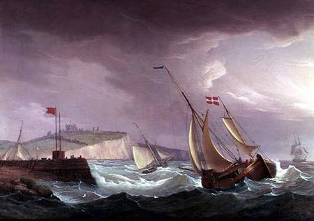 Shipping off Dover a Thomas Whitcombe