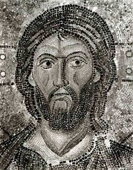 Head of Christ from the Zoe Panel, from 'The Mosaics of Hagia Sophia at Istambul' a Thomas Whittemore