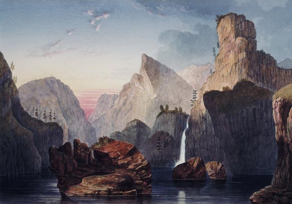The Black Irkout, Oriental Siberia a Thomas Witlam Atkinson