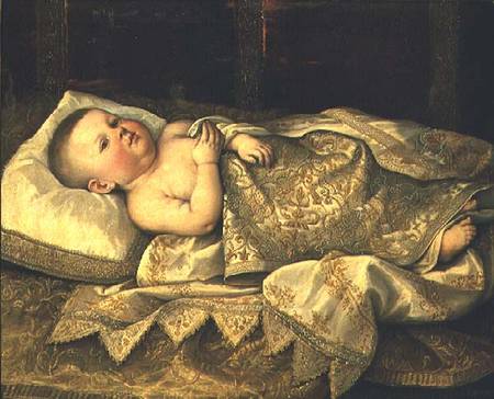 Portrait of Prince Leopold de' Medici as a Baby a Tiberio di Tito