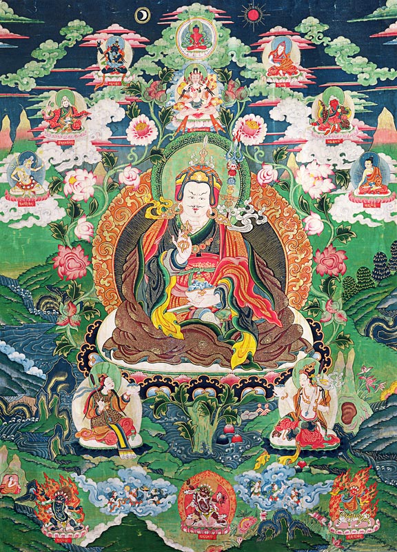 Tanka of Padmasambhava a Tibetan Art