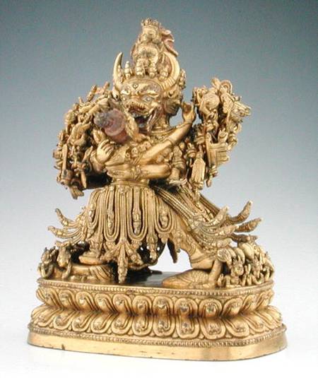 Vajrabhairava, aspect of Yamantaka, guardian of law a Tibetan Art