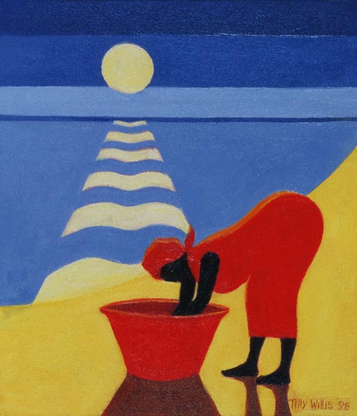 By the Sea Shore, 1998 (oil on canvas)  a Tilly  Willis
