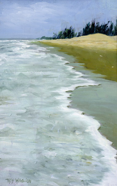 The Beach, 2004 (oil on canvas)  a Tilly  Willis