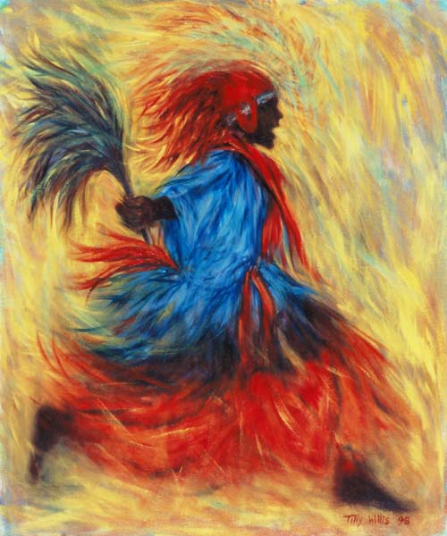 The Dancer, 1998 (oil on canvas)  a Tilly  Willis