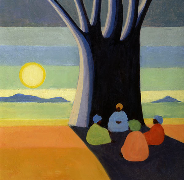 The Meeting, 2005 (oil on canvas)  a Tilly  Willis
