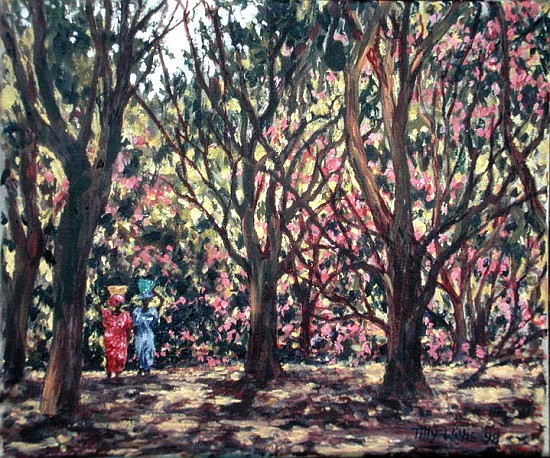 The Cashew Wood, 1998 (oil on canvas)  a Tilly  Willis