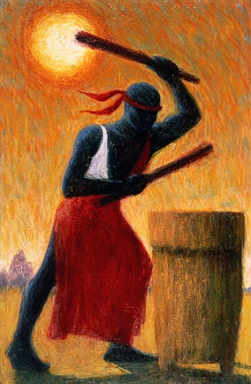 The Drummer, 1993 (oil on canvas)  a Tilly  Willis