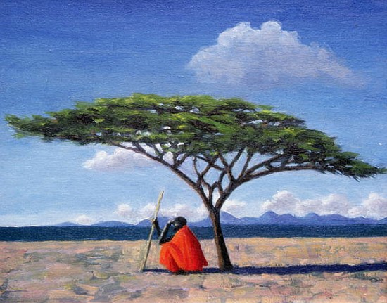 The Shady Tree, 1992 (oil on canvas)  a Tilly  Willis