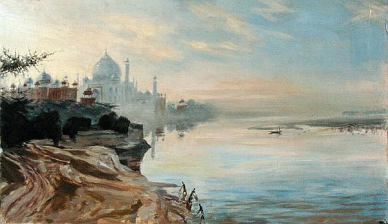 Taj Mahal, Agra, 2001 (oil on canvas)  a Tim  Scott Bolton