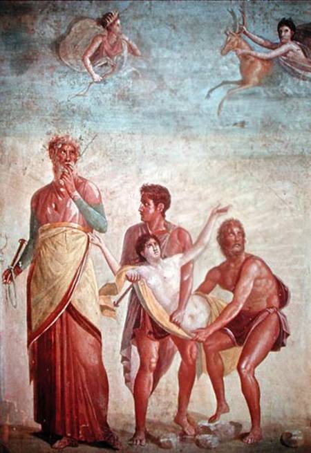 The Sacrifice of Iphigenia, from the House of the Tragic Poet a Timante