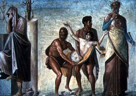 The Sacrifice of Iphigenia, from the House of the Tragic Poet a Timante